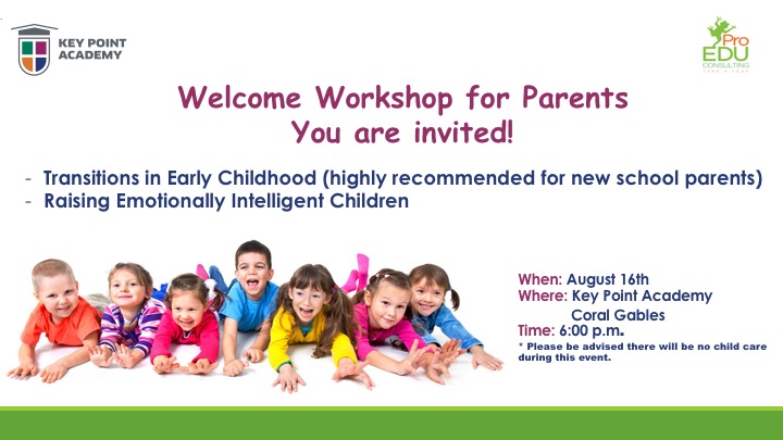 Workshop for parent 8/16