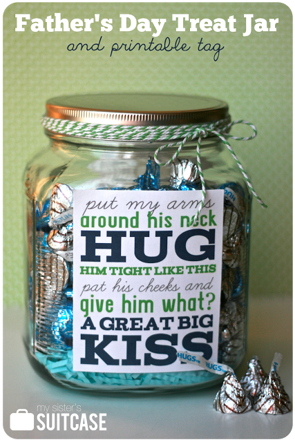 Father's Day Gift Ideas Kisses Jar