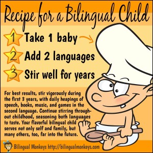 Recepie of a bilingual child